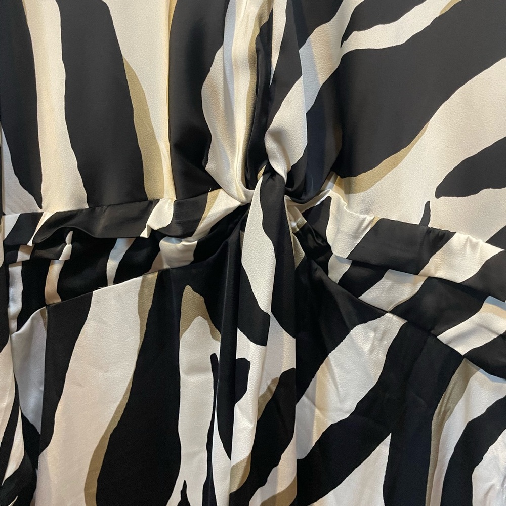 Sofia by Sofia Vergara Zebra Patterned Dress